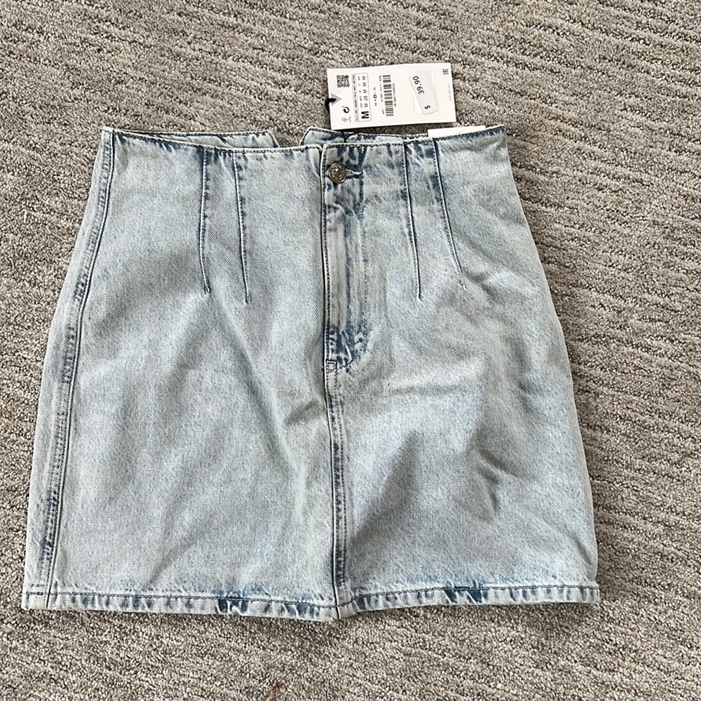 ZARA jeans skirt